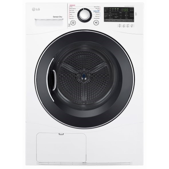 LG Appliances DLEC888W 4.2 cu.ft. Compact Electric Condensing Front